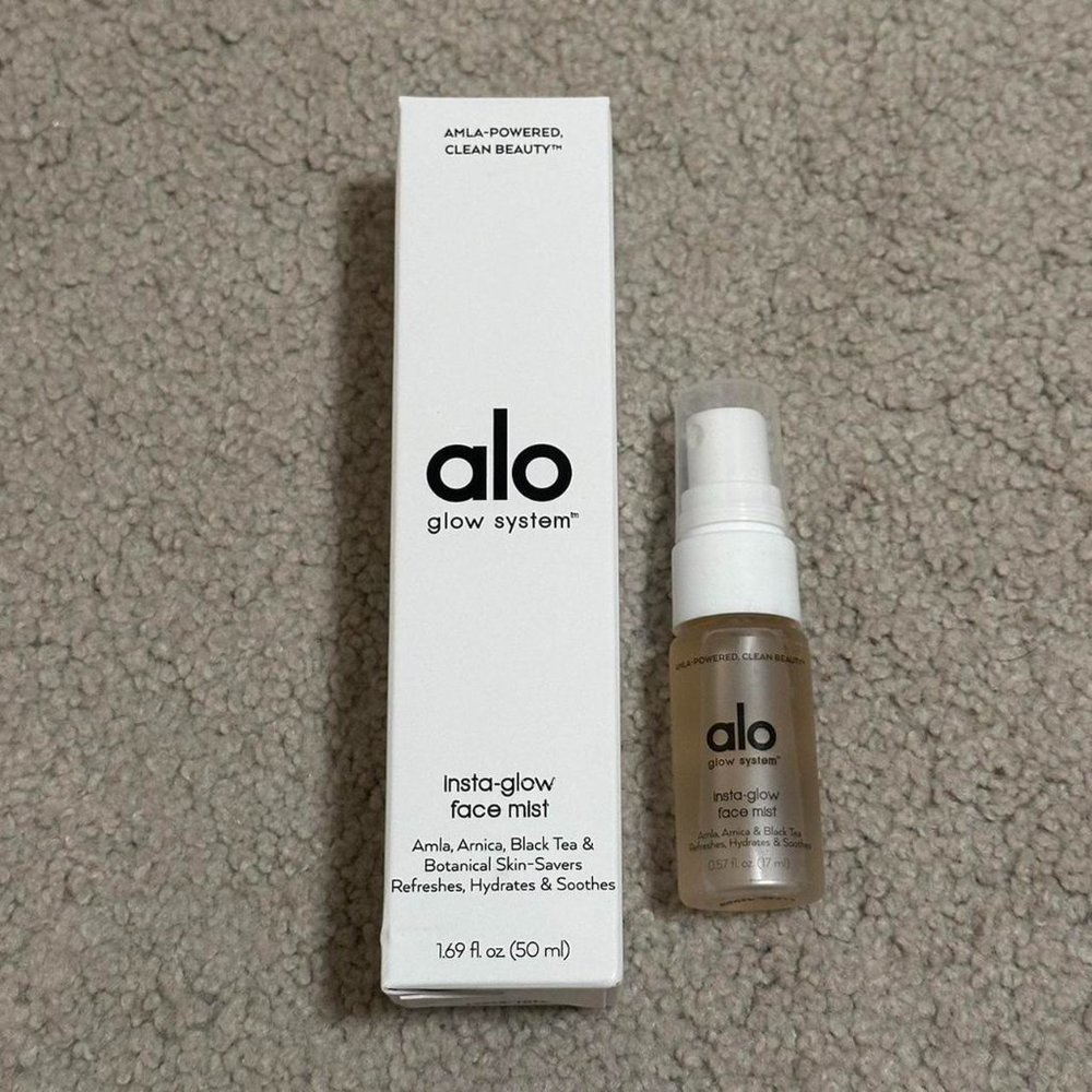 Alo insta glow face mist